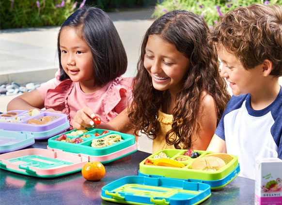 Bentgo Lunch Boxes, Kids Eating, TJs the Kiddies Store