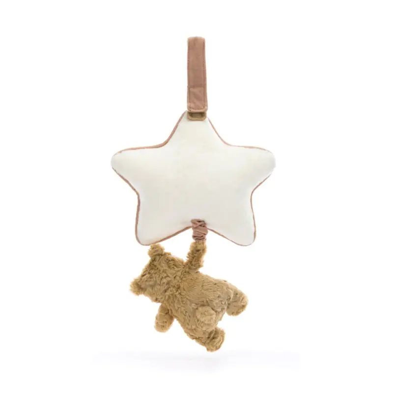 Jellycat	Bartholomew Bear Musical Pull (RECYCLED FIBERS )	MP4BAR 670983152180 Tjskids.com
