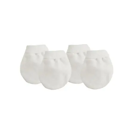 Organic Jersey Mitten White 7360-00