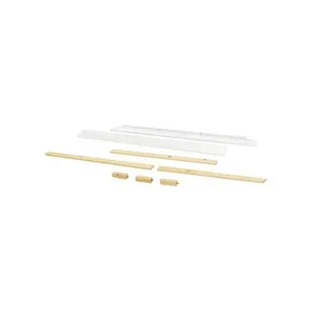 Full Size Conversion Rail Linen White