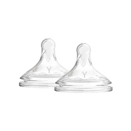 Options Wide Neck Y Cut Nipple 2 Pack WNY201-P3