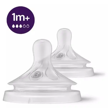 Avent - Natural Response Nipple - Flow 3 PASCY96302 075020093127