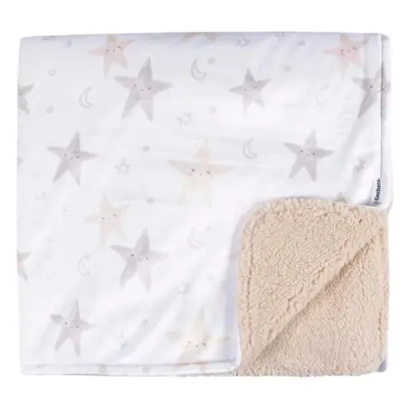 2 Ply Plush Blanket - Celestial Stars