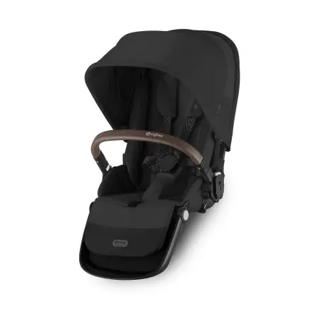 Cybex Gazelle S Second Seat - Silver Frame and Moon Black Seat Unit