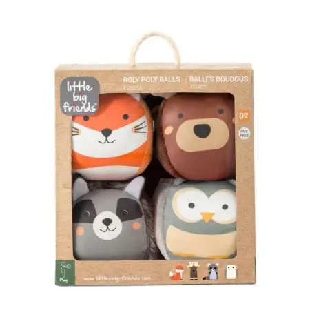 Little Big Friends	DooBalls Forest Set of 4	304454 3700552304454 Tjskids.com 
