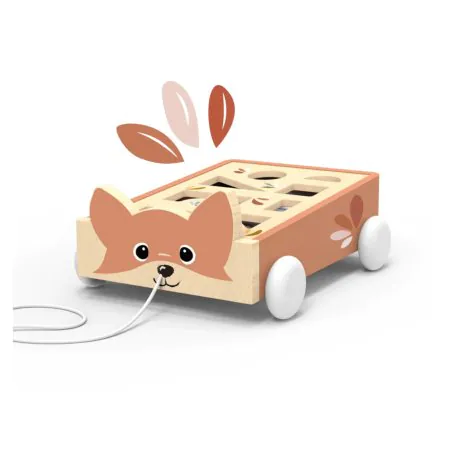Speedy Monkey Fox Blocks Cart SP1035	850047013767 Tjskids.com