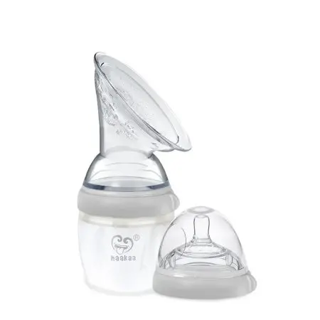Haakaa	Generation 3 Silicone Pump and Bottle Pack	GBHK013-G 9420060201864 Tjskids.com