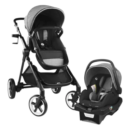 Evenflo Gold Pivot Xpand Smart Modular Travel System Moonstone TS100512311C	32884206377 Tjskids.com