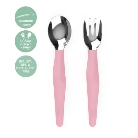 Stainless Steel Cutlery - Purple Rose