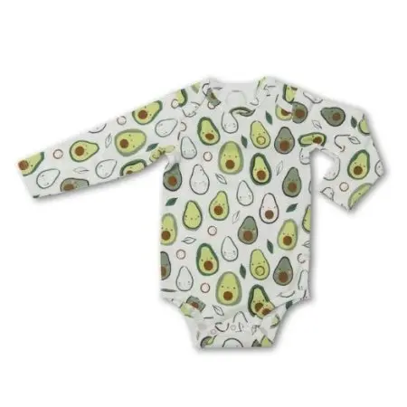 Long Sleeve Bodysuit In Tencel - Avocado