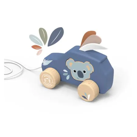Speedy Monkey Pull along Car SP1038	850047013798 Tjskids.com