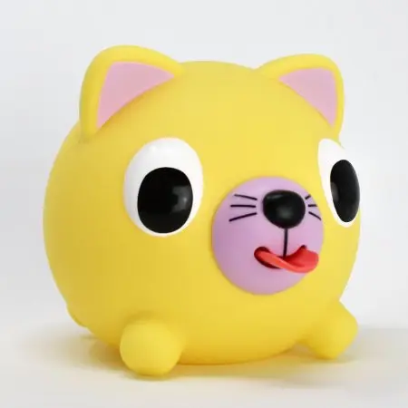 Sankyo Toys Jabber Ball Yellow Cat 