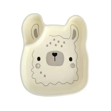 Silicone Snack Plate - Llama