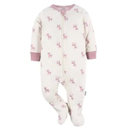 Gerber Sleep 'N Play - Girl - Garden Deer 3-6m GCW503833 Tjskids.com