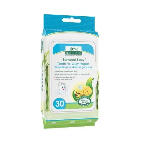 Bamboo Baby Tooth n Gum Wipe 30 Count 37960