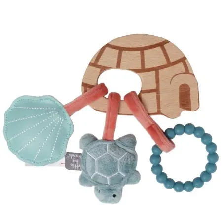 Little Big Friends Wooden Rattle - Ocean 304874	3700552304874 Tjskids.com