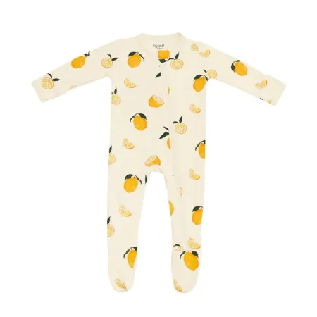 Kyte Baby Zippered Footie - Lemon 18 - 24 months	1911LM5 197841086475 Tjskids.com