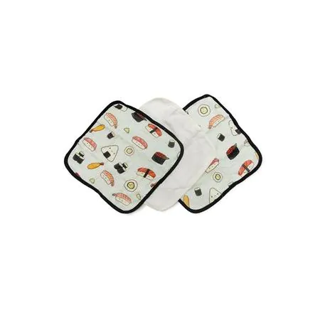 Washcloth 3 Pieces Set Sushi