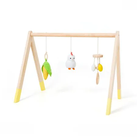 Wooden Activity Arch - Farm Friends