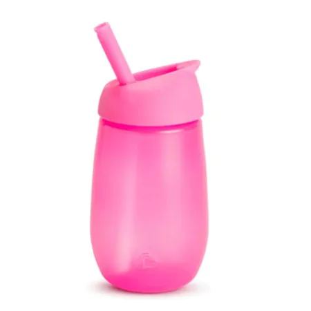 Munchkin - 10oz Simple Clean Straw Cup - Pink 21399 735282213991
