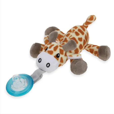 Nuby - Snuggleez Plush Pacifinder with Replaceable Pacifier 535853 627972535851 tjskids.com