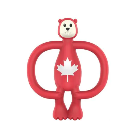 Matchstick Monkey - Benji Beaver Teether 19-13008 810033540196 tjskids.com