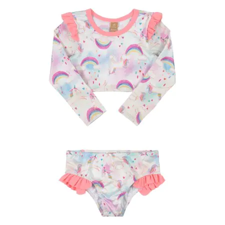 up baby UV Protection Swimming Bikini - Rainbows