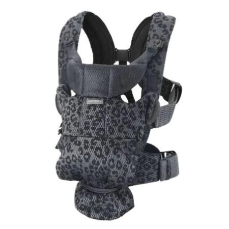 BabyBjorn Baby Carrier Free 3D Mesh - Anthracite Leopard