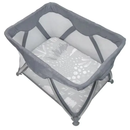 Percale Dream Playard Sheet - Bunny Grey