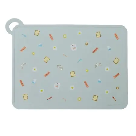 Silicone Placemat Printed - Breakfast