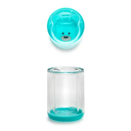 Double Walled Bear Cup - Blue