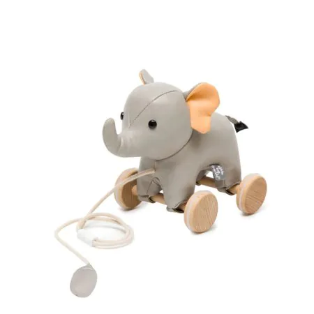 Little Big Friends Pull Along Toy Vincent the Elephant 303525 3700552303525 Tjskids.com