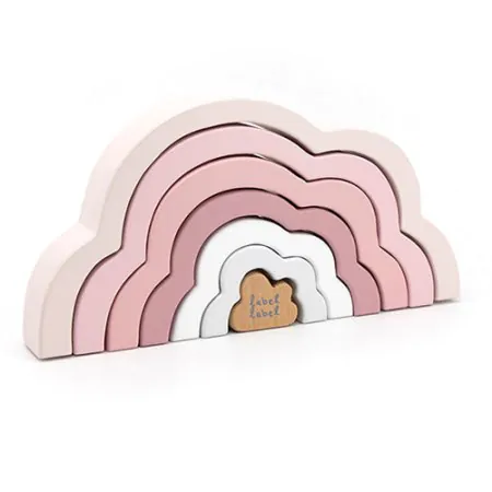 Label Label Rainbow Puzzle Cloud - Pink 533LLWT-25286 5420067925286