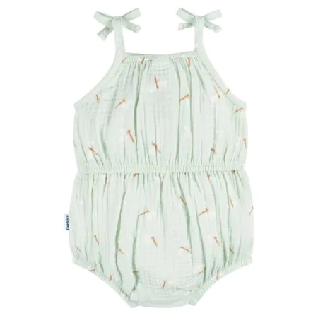 Gerber Romper with Bow Girl - Dragonflies Tjskids.com