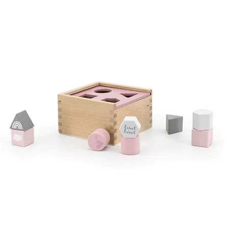 Label Label Shape Sorting Box - Pink 533LLWT-25040 5420067925040