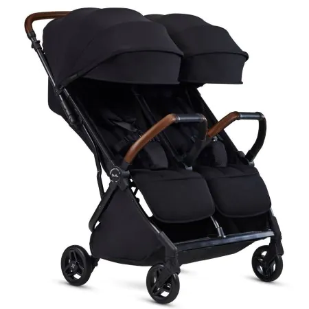 Silver Cross Jet Double Travel Stroller - Black