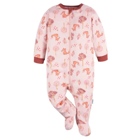 Gerber Sleep 'N Play - Girl - Fox Forest 0-3m GCW503812	13618403965 Tjskids.com