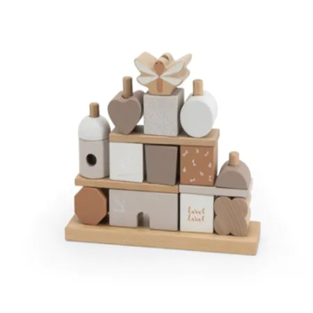 Label Label Stacking Blocks - Nougat