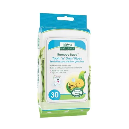 Bamboo Baby Tooth n Gum Wipe 30 Count 37960