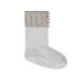 6 Stitch Cable Kids Boot Sock - Greige