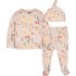 Shirt Pant Cap 3 Pieces - Flower Fields