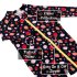 Long Sleeve One Piece UV Jumpsuit - Strawberry