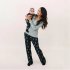Printed Zippered Footie - Twinkle Tree