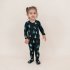 Printed Zippered Footie - Twinkle Tree