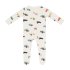 Printed Zippered Footie - Vintage Truck