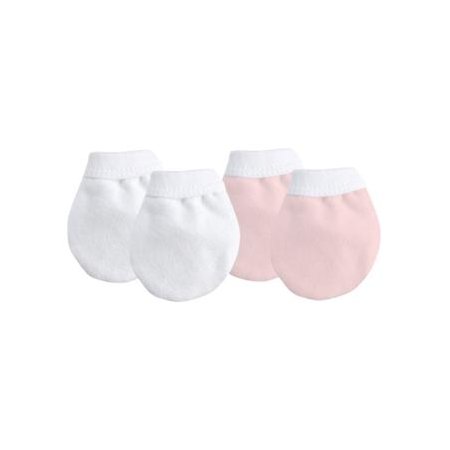Flannel No Scratch Mittens Girl Color A360