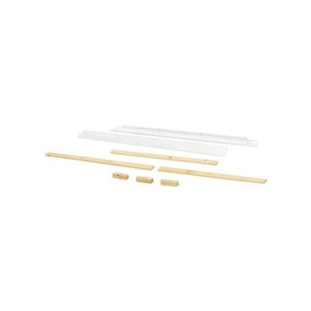 Full Size Conversion Rail Linen White
