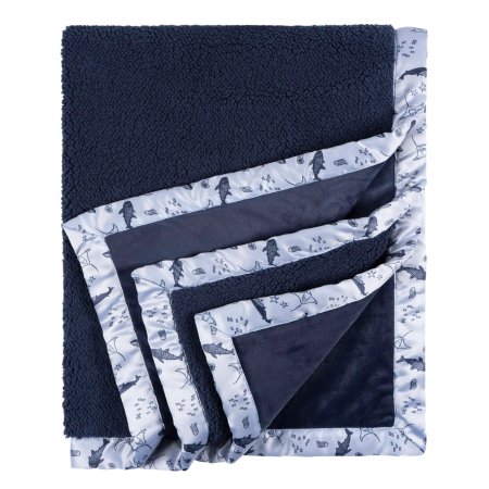 Gerber 2 Ply Plush Blanket - Coastal Calm GCW51000	13618468797 Tjskids.com