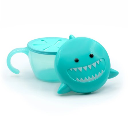 Melii	 Snack Container with Finger Trap - Shark	18400 790693184001 Tjskids.com
