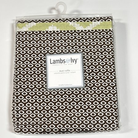 Lamb and Ivy Giraffe Collection Dust Ruffles - Mego Pleated